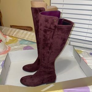 Michael Kors Bromley Flat Boot - stretch suede